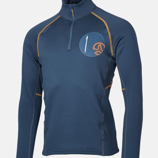 LEZAT 1/2 ZIP M 6259 DARK TEAL TERNUA