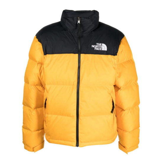 THE NORTH FACE YELLOW PUFFER JACKET