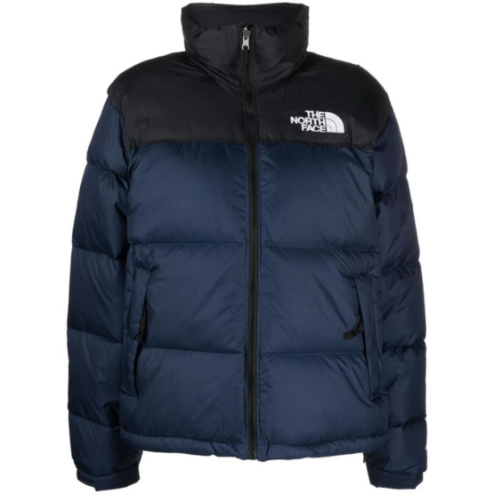 THE NORTH FACE DARK BLUE PUFFER JACKET