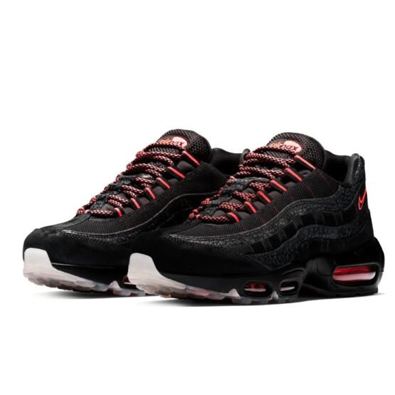 NIKE AIR MAX 95 - BLACK/ INFARED