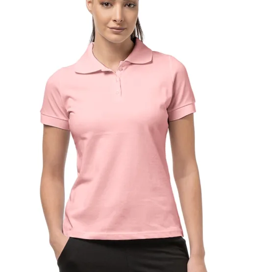 ΓΥΝΑΙΚΕΙΑ ΜΠΛΟΥΖΑ ΠΙΚΕ ΜΟΝΟΧΡΩΜΗ ΡΟΖ