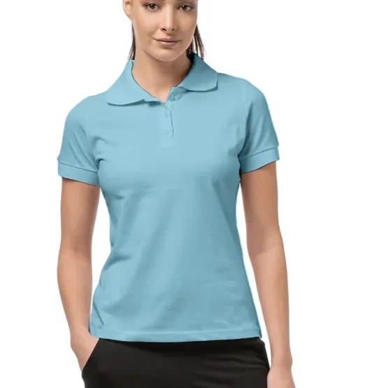 ΓΥΝΑΙΚΕΙΑ ΜΠΛΟΥΖΑ ΠΙΚΕ ΜΟΝΟΧΡΩΜΗ ΣΙΕΛ