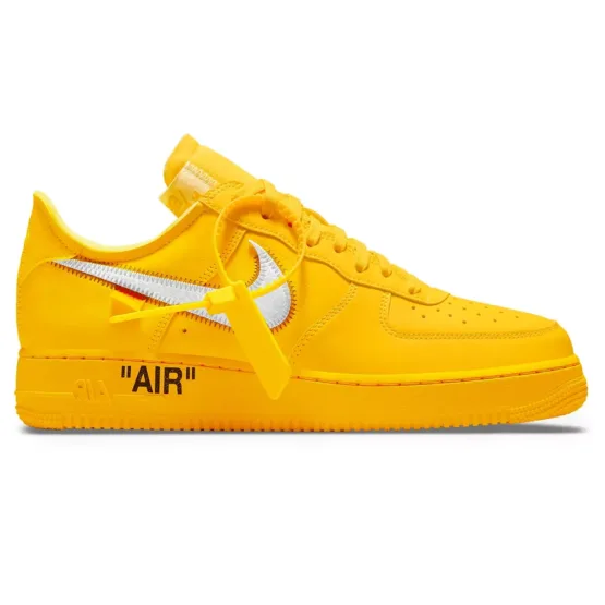 AIR FORCE 1 LOW OFF WHITE UNIVERSITY GOLD METALIC